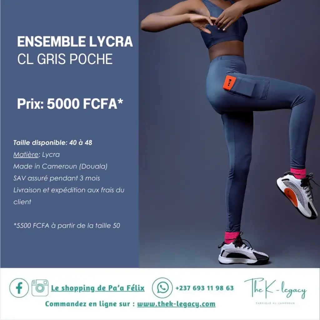 Ensemble Lycra CL Gris Poche